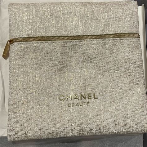 chanel makeup brush bag|Chanel gift with purchase bag.